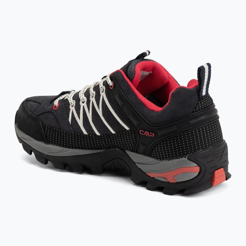 Dámske trekingové topánky CMP Rigel Low Wp antracite/off white 3