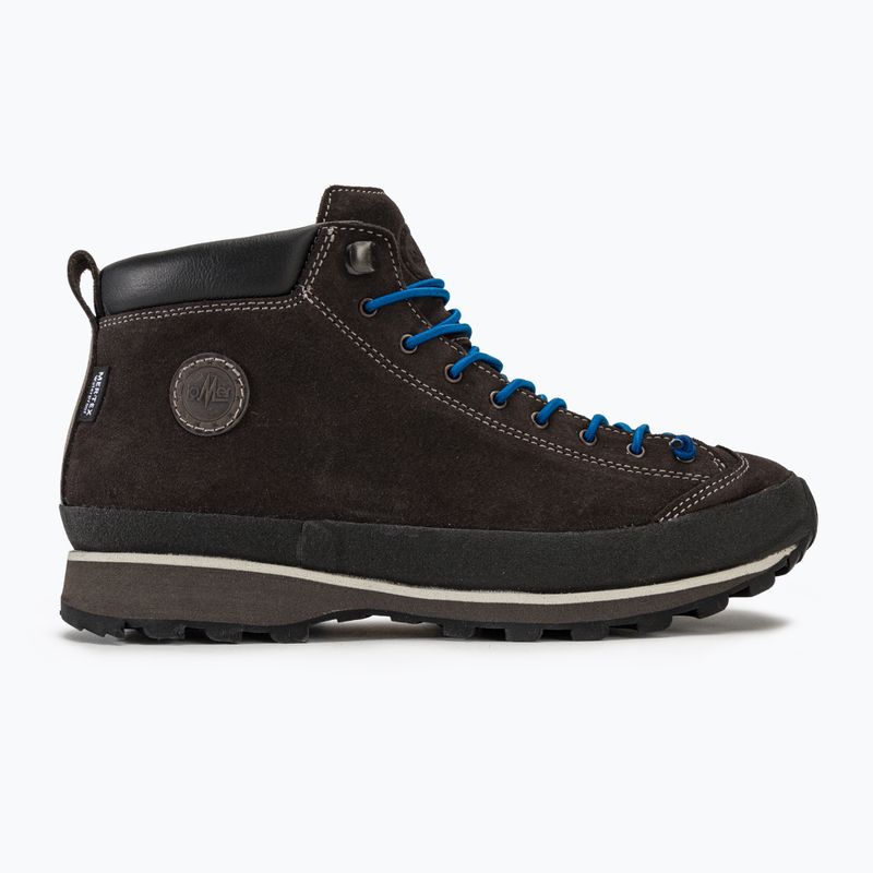 Dámske turistické topánky Lomer Bio Naturale Mid Mtx Suede antra/laguna 2