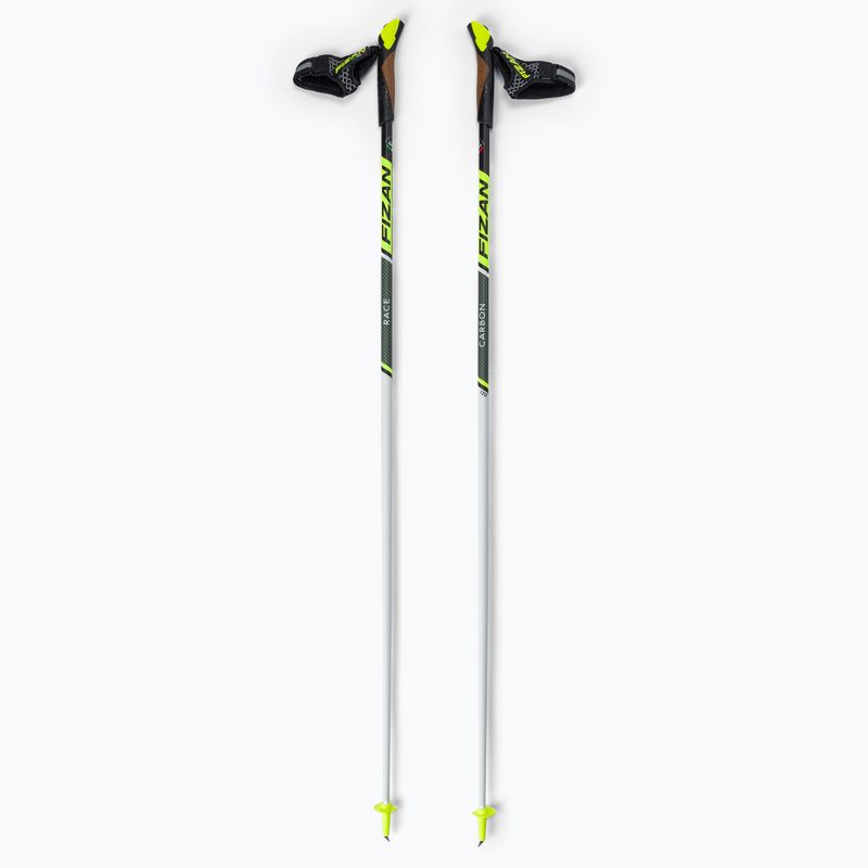 FIZAN Race Carbon nordic walking palice žlté S20 CA02