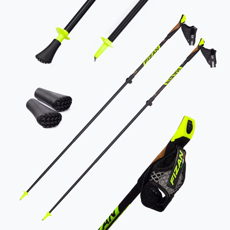 FIZAN Revolution žlté palice na nordic walking S20 7531 7