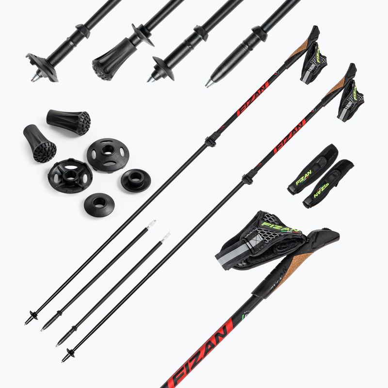 Palice Fizan Revolution Pro Nordic Walking čierne S22 7532 4