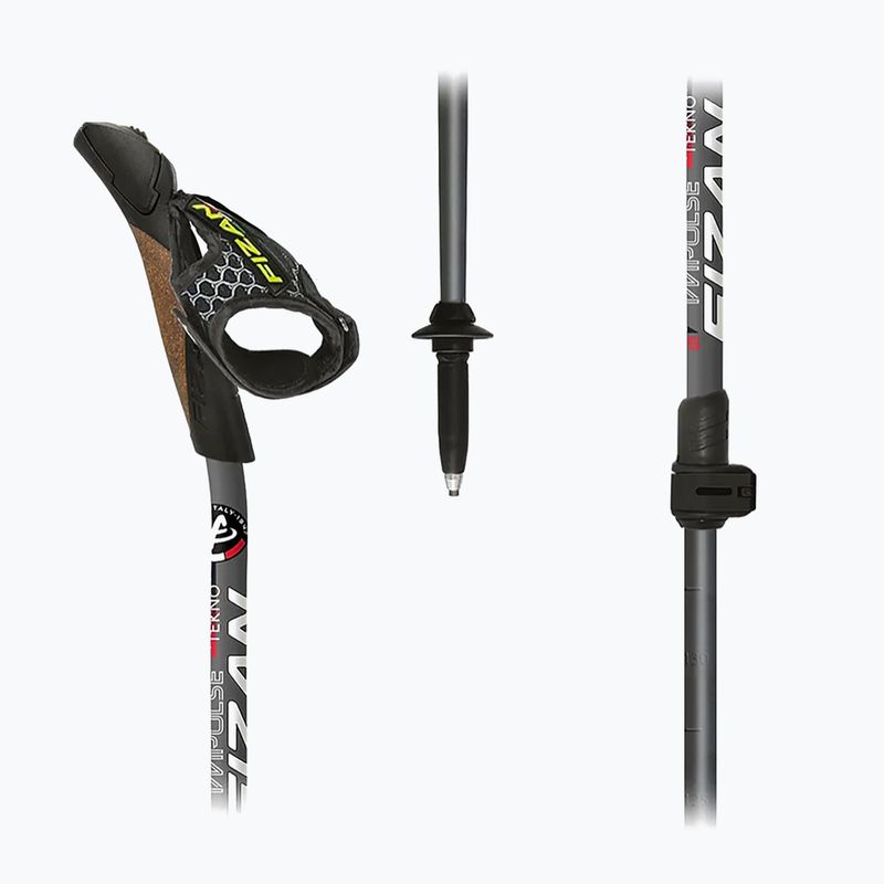 Fizan Tecno Impulse nordic walking palice šedé S23 7511 2