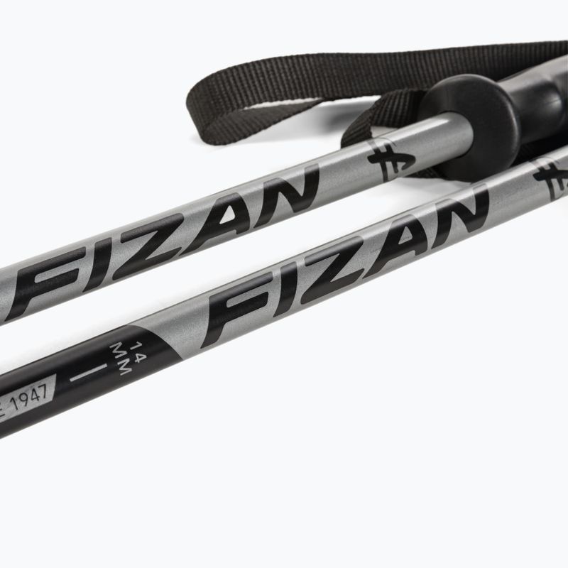 Detské lyžiarske palice Fizan Storm Jr sivé 4