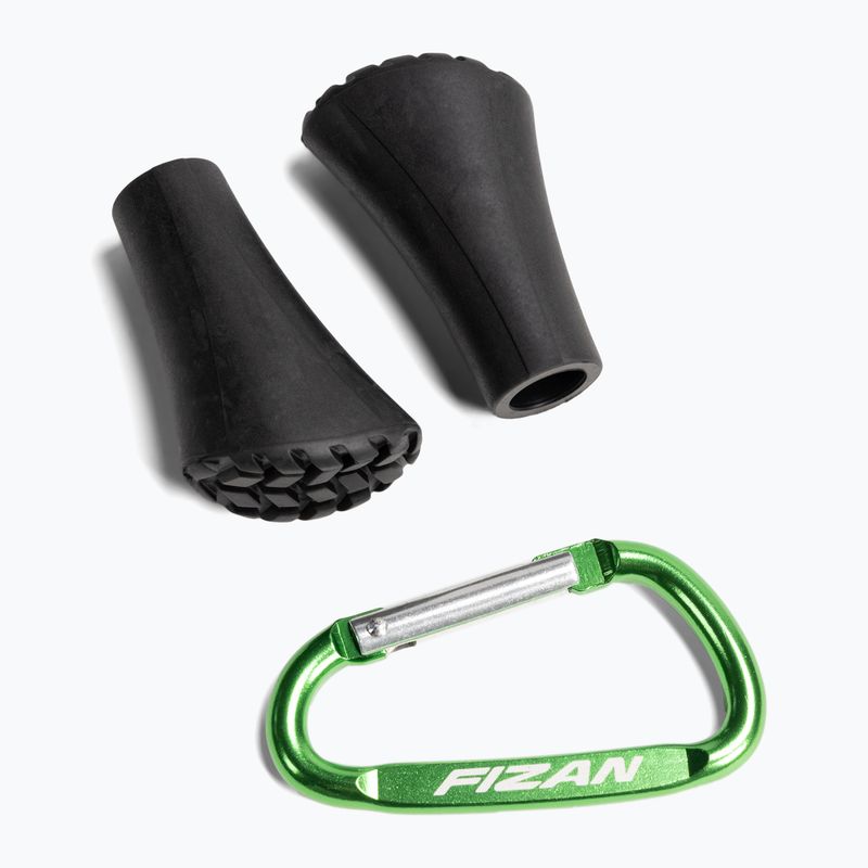 Palice Fizan Tecno Race na nordic walking žlto-sivé 5