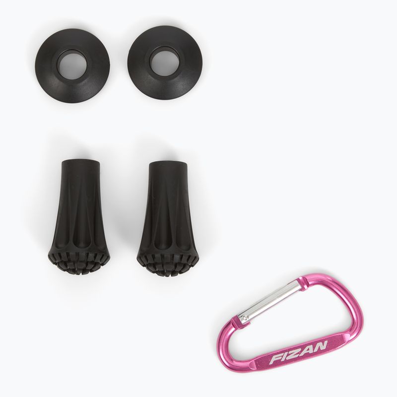 Palice na nordic walking Fizan Tekno Race Impulse red 7