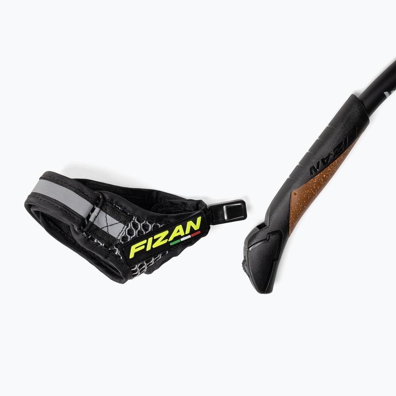 Palice na nordic walking Fizan Carbon 3K Impulse červené/šedé 3