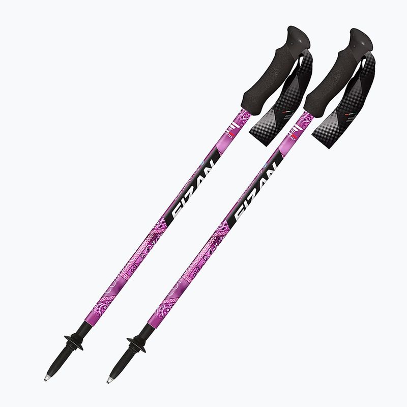 Trekingové palice Fizan Compact MS magenta