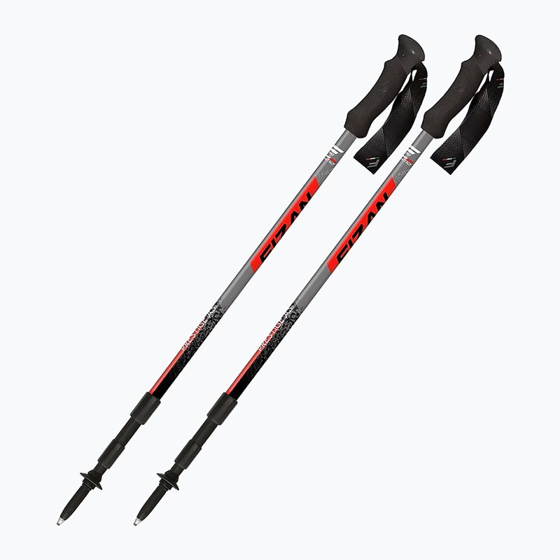 Trekingové palice Fizan Prestige A/S red