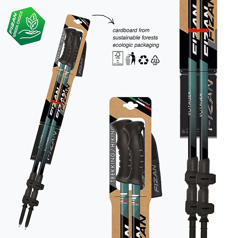 Trekingové palice Fizan Voyager petrol 8