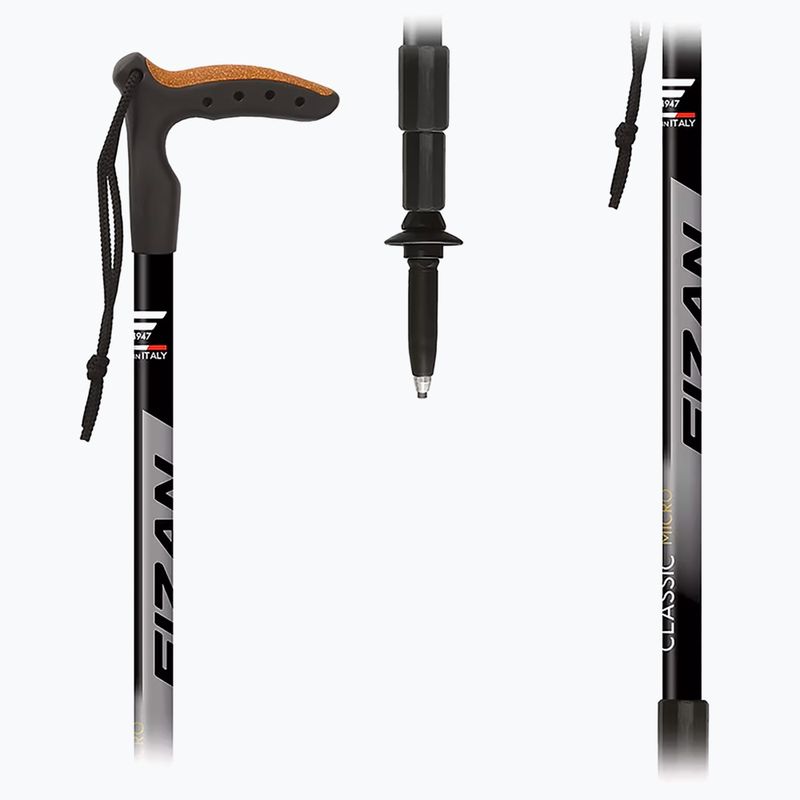 Nordic walking prútik Fizan Classic Micro grey 2