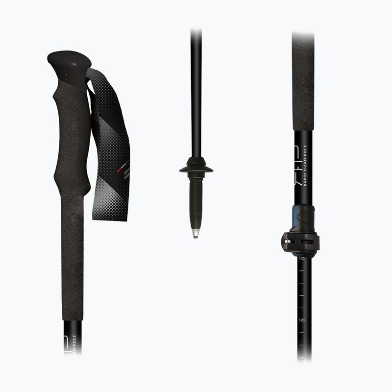 Trekkingové palice Fizan RFP Touring čierne 4