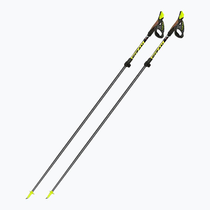 Nordic walking palice Fizan Carbon Pro yellow