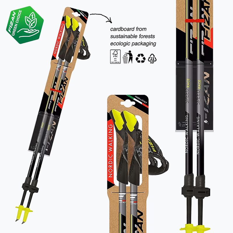 Nordic walking palice Fizan Speed ​​Race grey 10