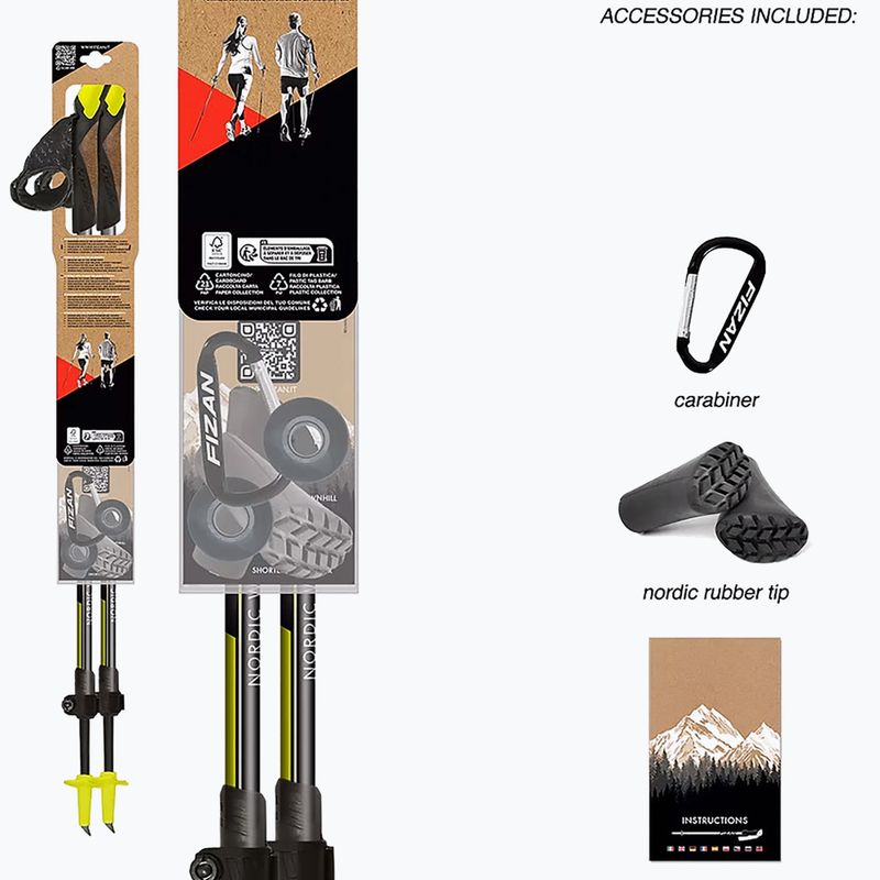 Nordic walking palice Fizan Speed ​​Race grey 11