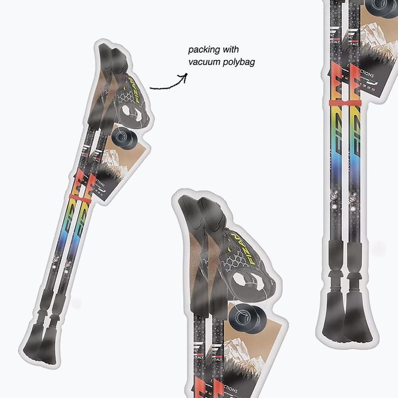 Detské nordic walking palice Fizan Speed ​​JR rainbow 3