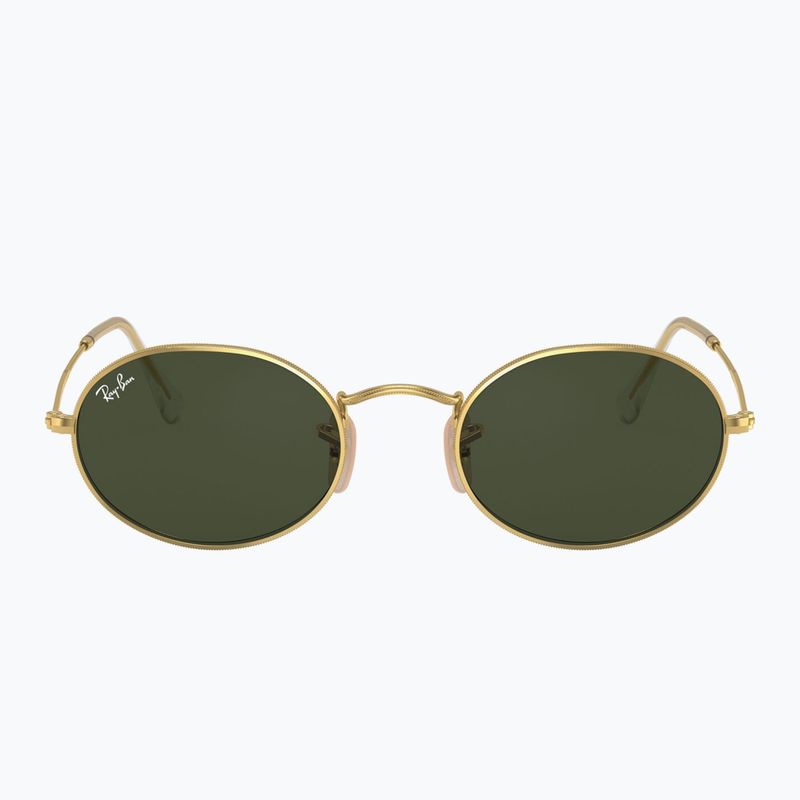 Slnečné okuliare Ray-Ban Oval arista gold/green g-15 2