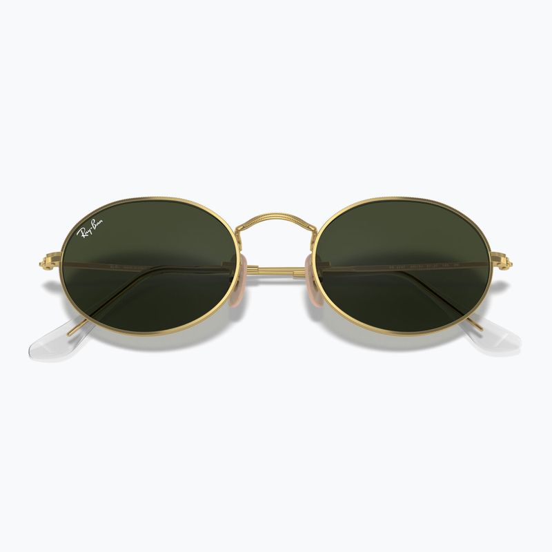 Slnečné okuliare Ray-Ban Oval arista gold/green g-15 3
