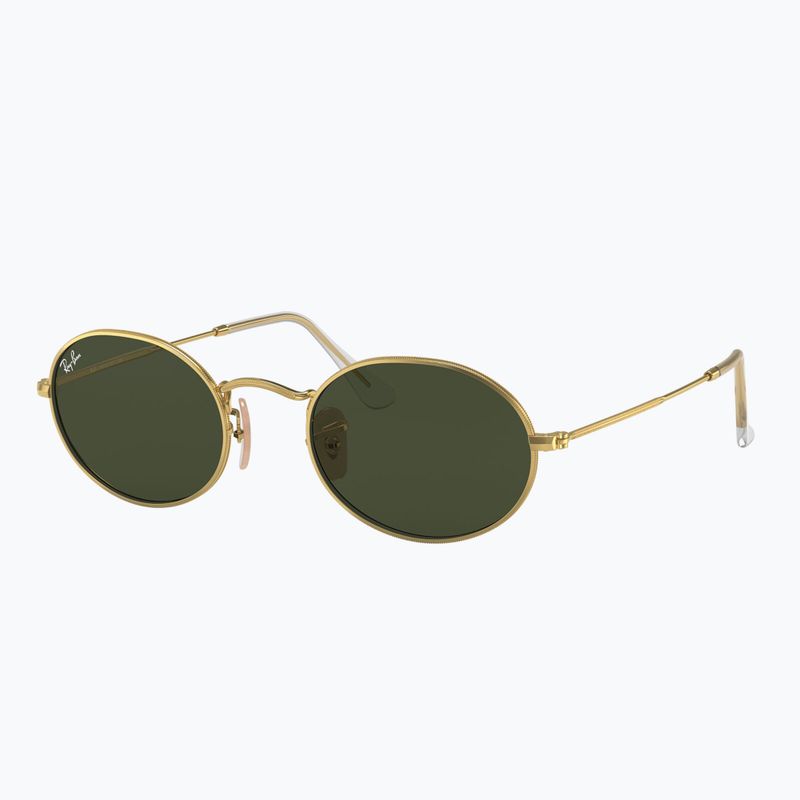 Slnečné okuliare Ray-Ban Oval arista gold/green g-15 4