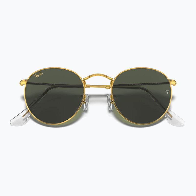Slnečné okuliare Ray-Ban Round Metal gold/green g-15 3