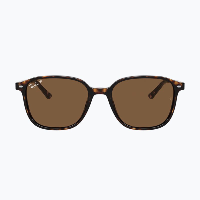 Slnečné okuliare Ray-Ban Leonard tortoise/brown polarized 2
