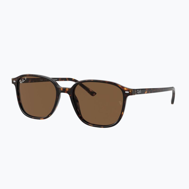 Slnečné okuliare Ray-Ban Leonard tortoise/brown polarized 4
