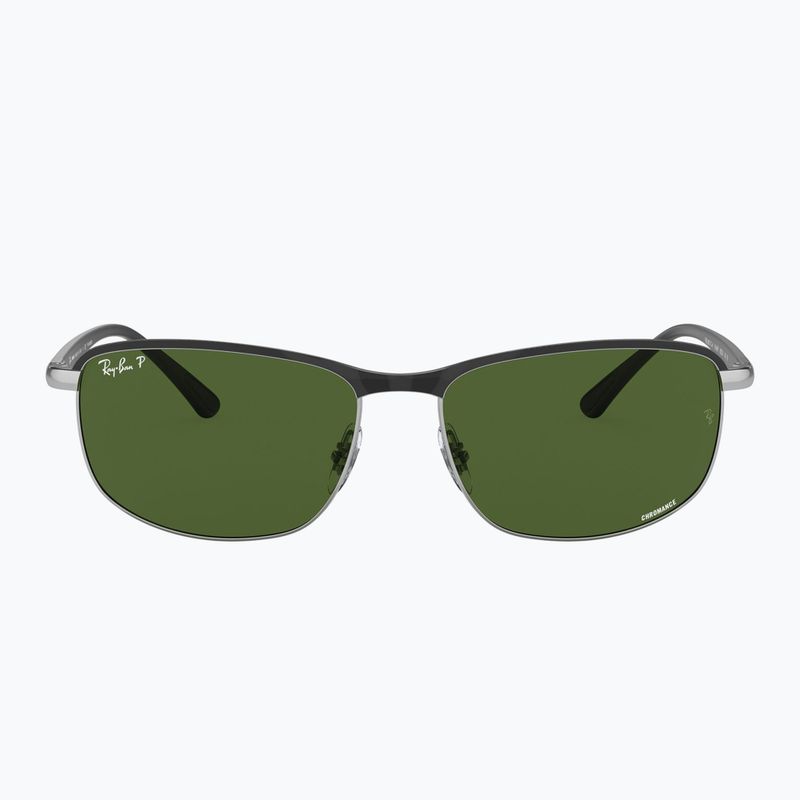 Slnečné okuliare Ray-Ban Rb3671 Polarized+ Lenses black silver/dark green polarized+ 2