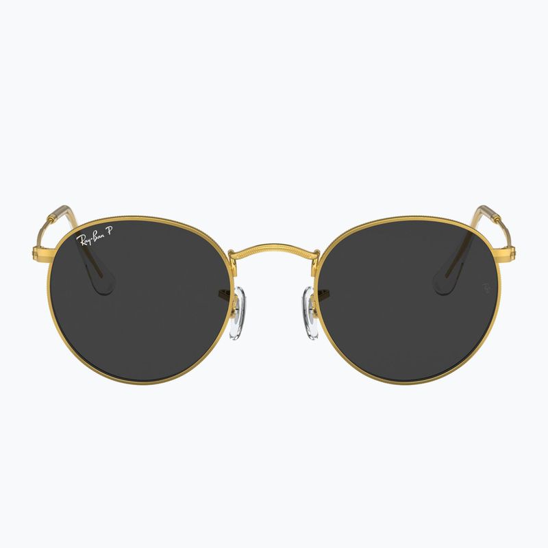 Slnečné okuliare Ray-Ban Round Metal gold/black polarized 2