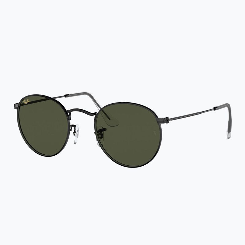 Slnečné okuliare Ray-Ban Round Metal black/green g-15 4