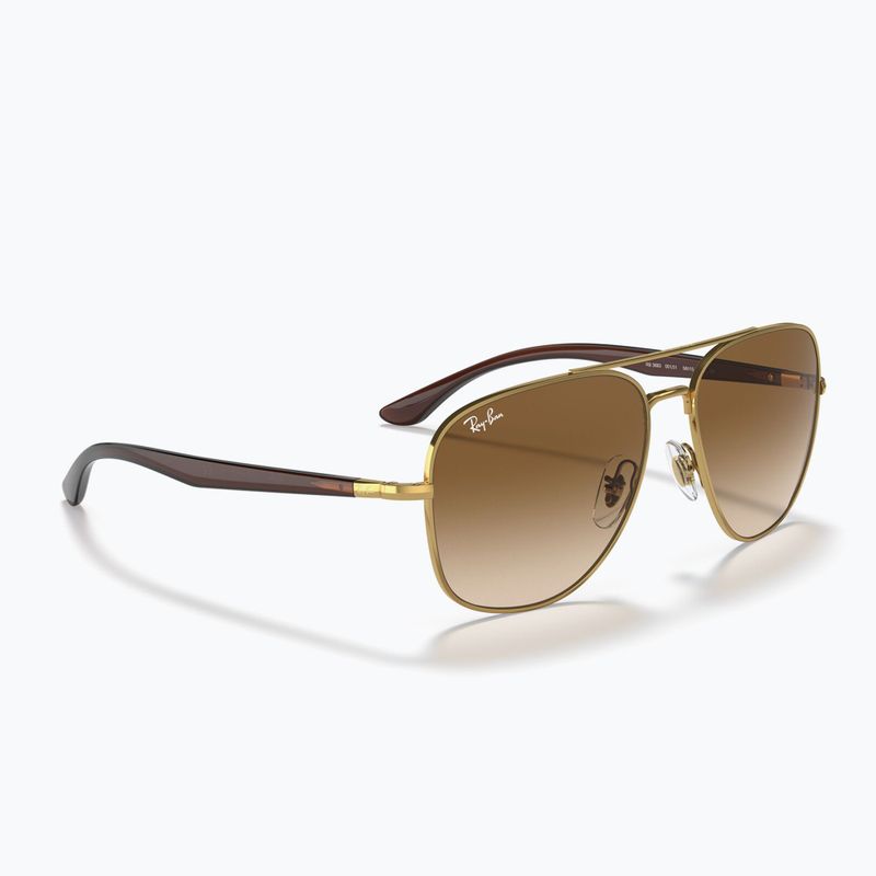 Slnečné okuliare Ray-Ban RB3683 arista gold/brown 4