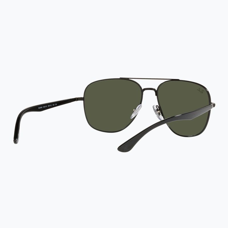 Slnečné okuliare Ray-Ban RB3683 black/green g-15 6