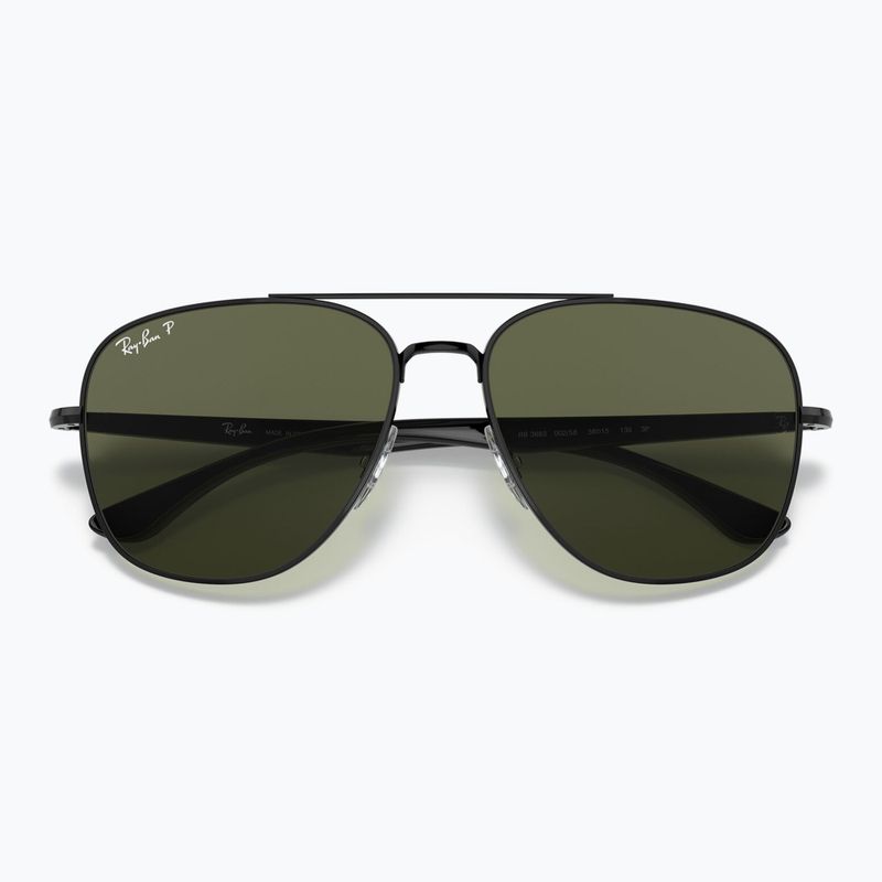 Slnečné okuliare Ray-Ban RB3683 black/green g-15 polarized 3