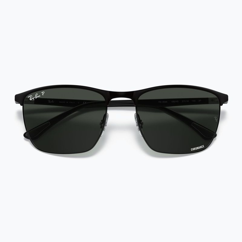 Slnečné okuliare Ray-Ban RB3686 Polarized+ Lenses matte black/dark grey polarized+ 3