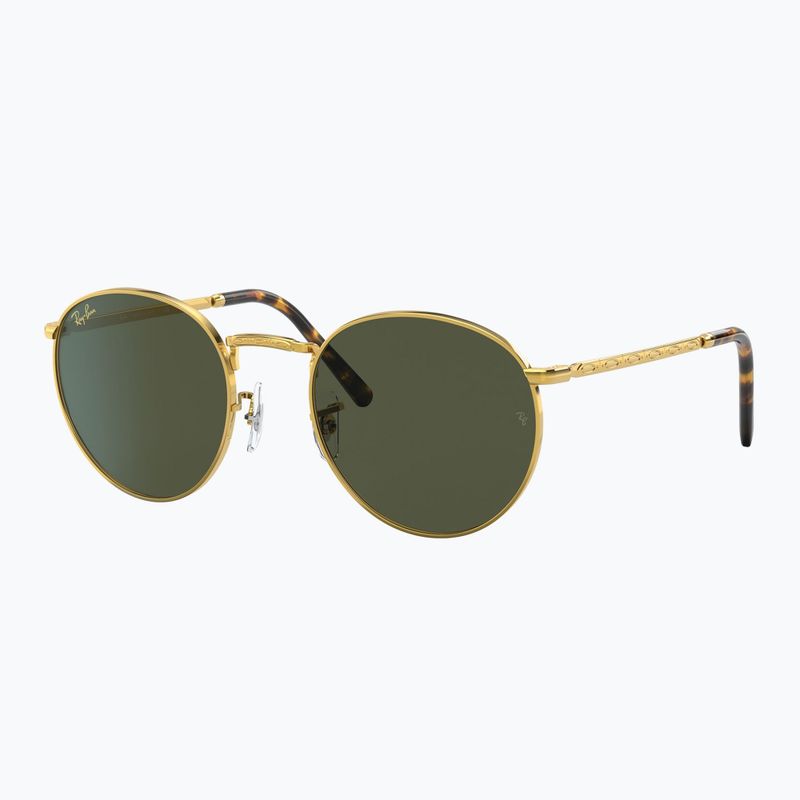 Slnečné okuliare Ray-Ban New Round gold/green 4