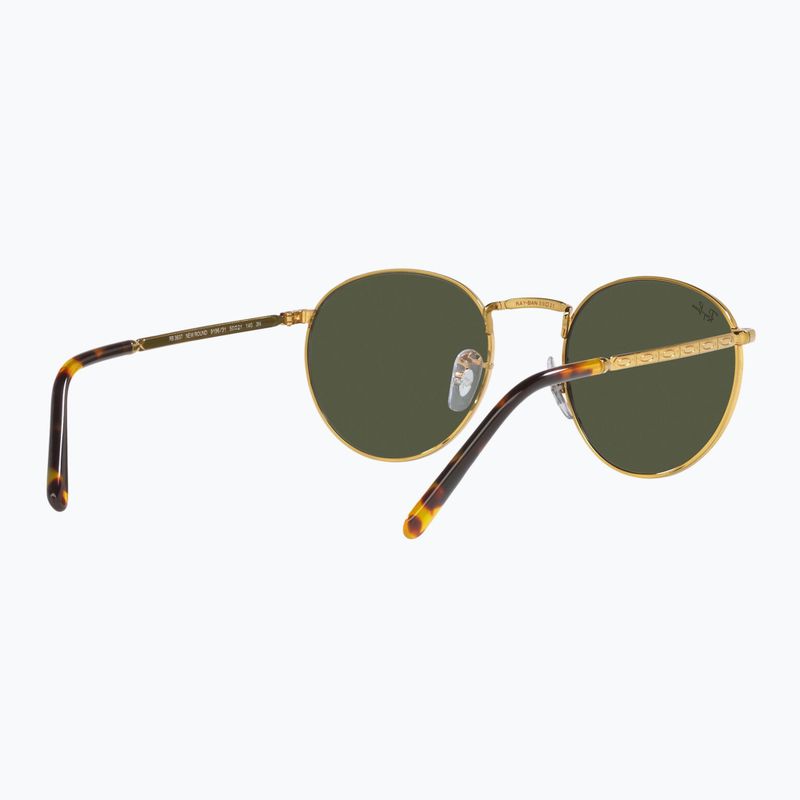 Slnečné okuliare Ray-Ban New Round gold/green 6