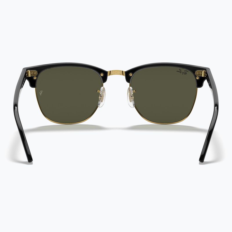 Slnečné okuliare Ray-Ban Clubmaster Classic black/gold/green g-15 5