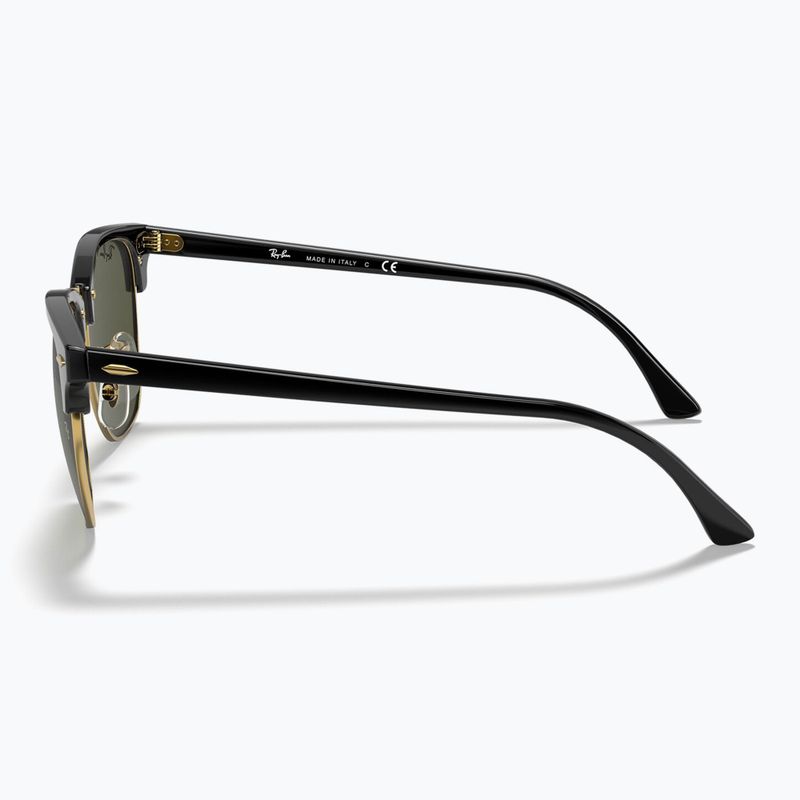 Slnečné okuliare Ray-Ban Clubmaster Classic black/gold/green g-15 7