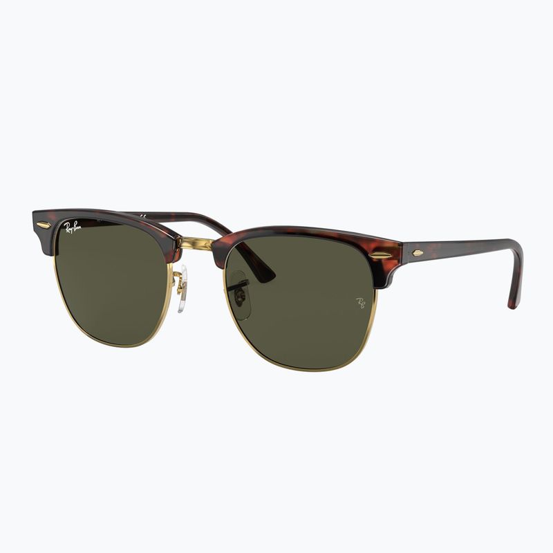Slnečné okuliare Ray-Ban Clubmaster Classic tortoiseshell/gold/green g-15 4