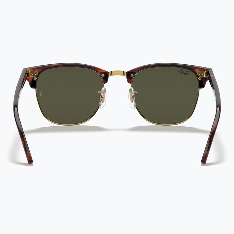 Slnečné okuliare Ray-Ban Clubmaster Classic tortoiseshell/gold/green g-15 5