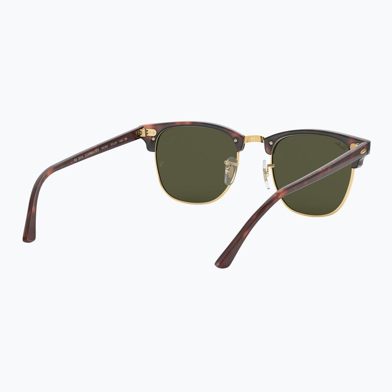 Slnečné okuliare Ray-Ban Clubmaster Classic tortoiseshell/gold/green g-15 6