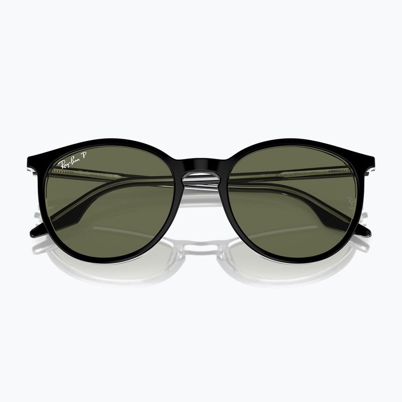 Slnečné okuliare Ray-Ban RB2204 transparent black/green polarized 3