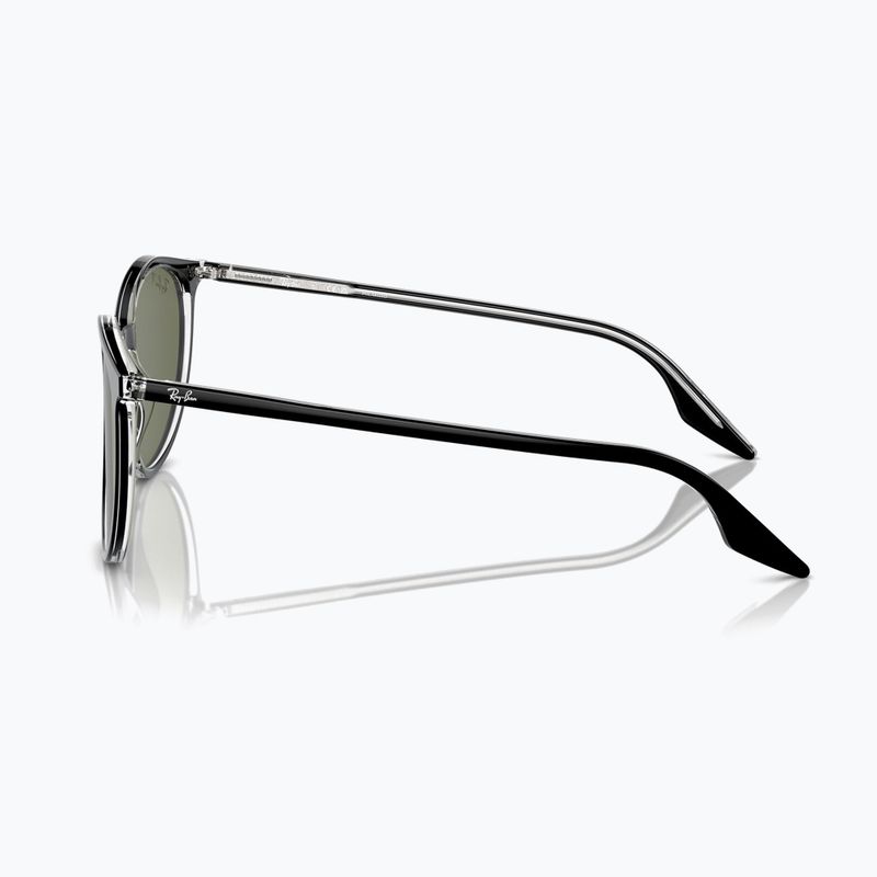 Slnečné okuliare Ray-Ban RB2204 transparent black/green polarized 6