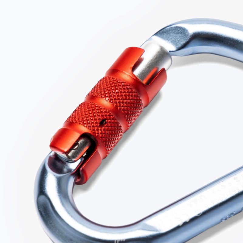 Climbing Technology Hms Snappy Cf Tg/Triplex karabína L4610006 Bś strieborná/červená 2C46100YRC 3