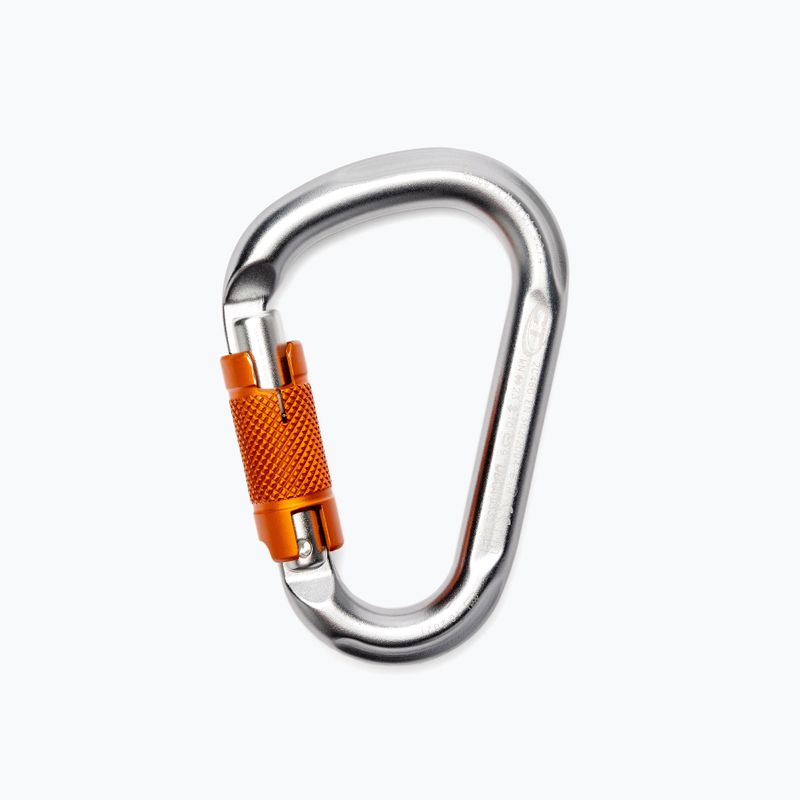 Climbing Technology Hms Snappy Cf Twist Lock karabína L4600006 strieborno-oranžová 2C46000ZPE 2