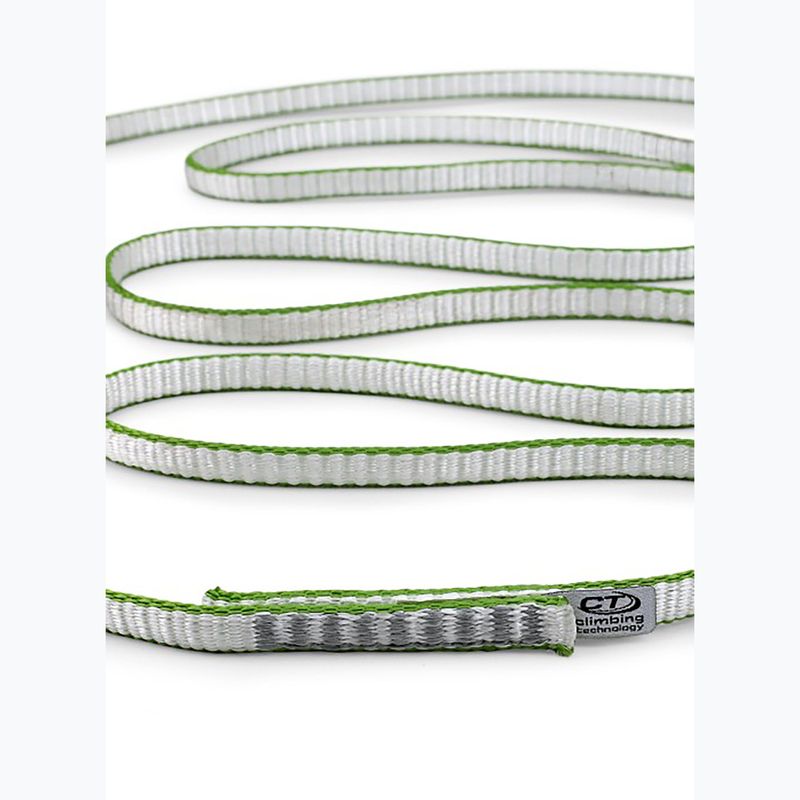 Lezecká slučka Climbing Technology Looper Dy 120 cm white/green 2