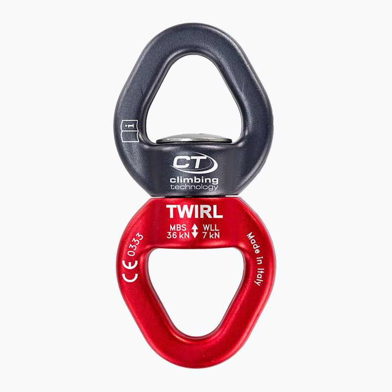 Climbing Technology Twirl sivý/červený turniket