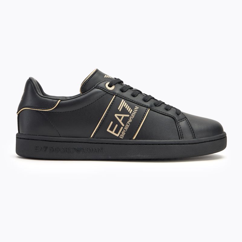 EA7 Emporio Armani Classic Logo triple black/ gold topánky 2