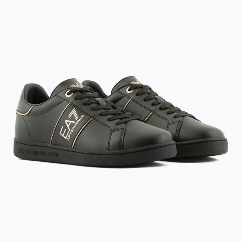 EA7 Emporio Armani Classic Logo triple black/ gold topánky 8