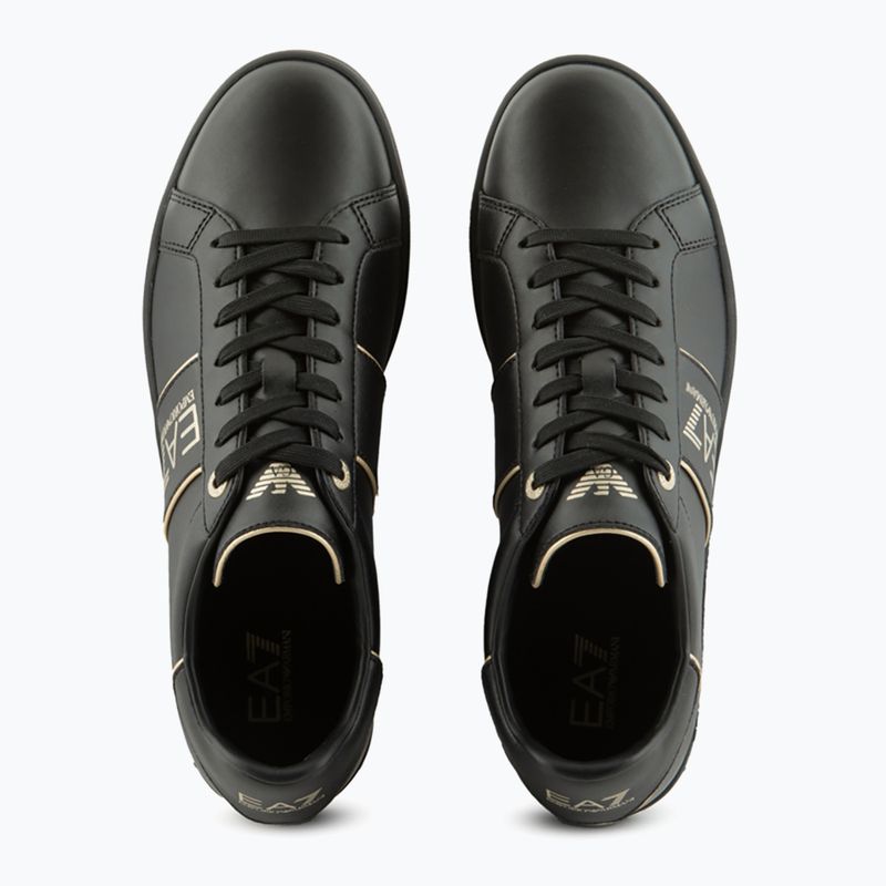 EA7 Emporio Armani Classic Logo triple black/ gold topánky 11