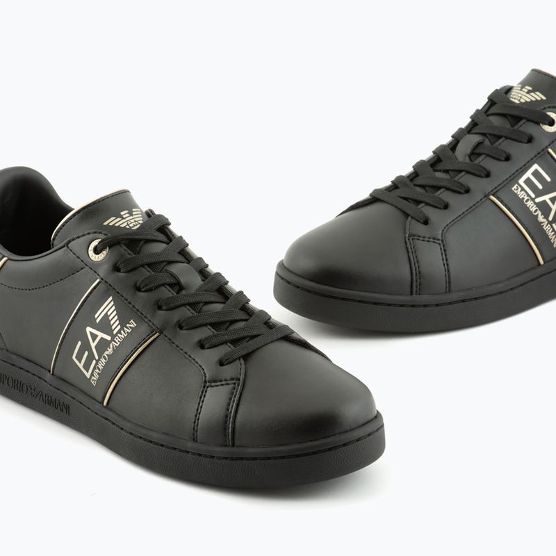 EA7 Emporio Armani Classic Logo triple black/ gold topánky 12