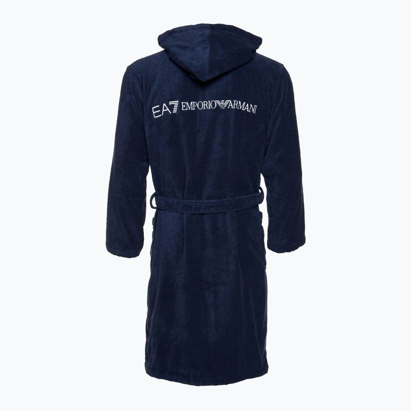 Župan EA7 Emporio Armani Water Sports Core blu navy/ bianco 2